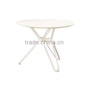 MDF round tea table coffee table with metal leg home furniture