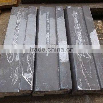 High manganese steel breaker bar for scrap shredder