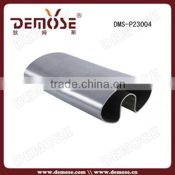 steel u channel for glass handrail design