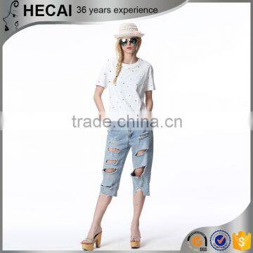 Guangzhou factory top fashion design lady blouse 2016