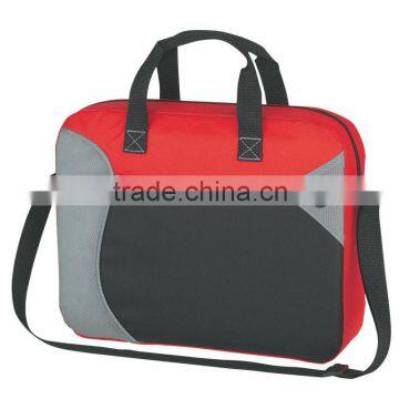 Wave Briefcase/Messenger Bag-Red