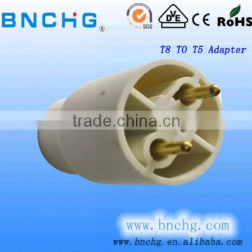 Energy Saving T8 to T5 fluorescent lamp adapter adaptor light