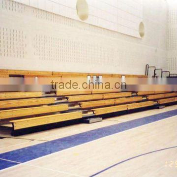 sport facility telescopic tribune telescopic folding plastic seating flex grandstand for school