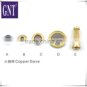 excavator parts copper sieve strainer