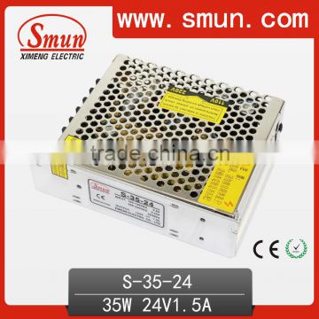 S-35-24 35W 24V DC Switch Mode Power Supply With CE RoHS Approved