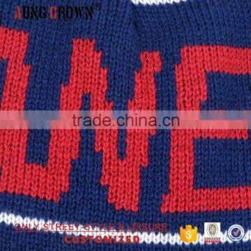 Custom Knit Snow Beanie/acrylic Knit Beanie/100 Acrylic Jacquard Beanie photo-3
