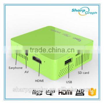 In Stock!!! China UNIC Traveling Mini Full HD DLP Projector UC50 Pico Short Throw 3D 1080P Outdoor Projectors photo-2