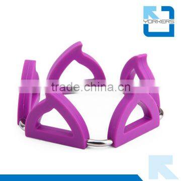 Insulation and Heat Resistant Pentagon Transformable Silicone Stainless Steel Pot Holders photo-4