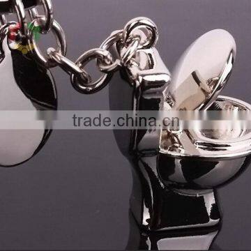 Newest Fashion Promotional Custom Cute Toilet Pendant Custom Key Chain Rings Bulk Cheap Promotional Items for Kids photo-6