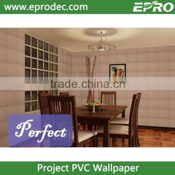 Commercial beautiful flower pure paper wallpaper for home decoration