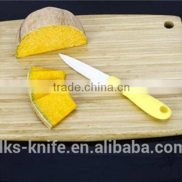 KC1305U 4 inch Utility Knife with White Ceramic Blade and New Designed PP+TPR Handle Ceramic Knife