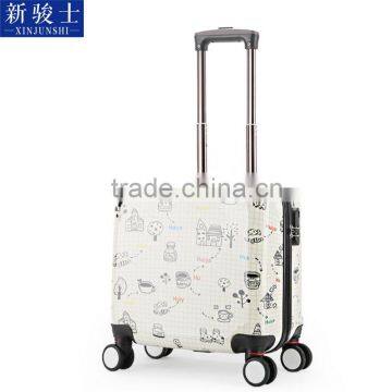 PC Kids Fancy Lightweight Spinner Luggage Travel Case Trolley Hard Case With Zebra Printing photo-5