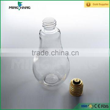 100ml/250ml/300ml/400ml/750ml Bulb Shape Strange Shape Glass Drinking Bottles for Beverage With Caps Wholesale photo-4