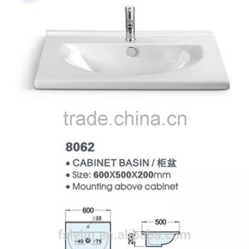 LELIN L60cm ceramic cabinet basin bathroom vanities top bathroom basin sink of LT-081