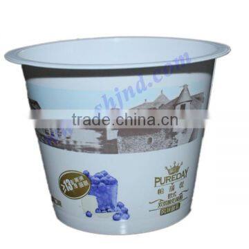 140ml plastic thin-wall yogurt cup by food grade PP with FSSC 22000 certificate