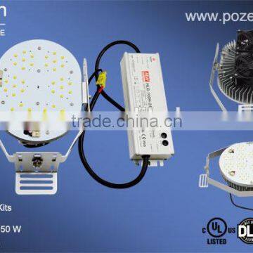 100W LED Retrofit Kits to replace 300W Metal Halide Lamps