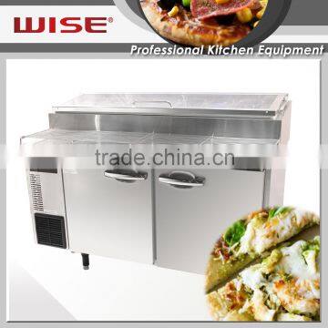 Hot Selling Stainless Steel Pizza Workbench Refrigerator Restaurant Use