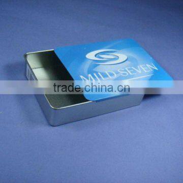 Tin box for candle packing