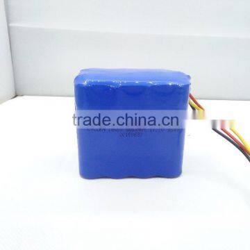 CE CF RHOS certification rechargeable 18650 li-ion battery pack 11.1V 2.2Ah lithium-battery pack 11.1V 8.8AH 3s4p battery