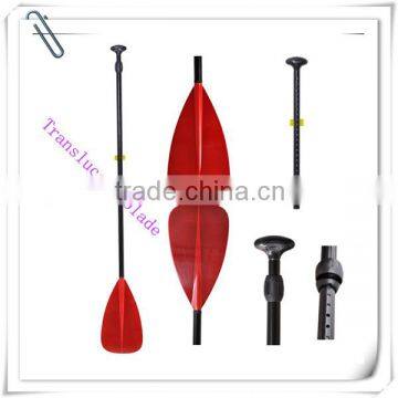 Promotional Cheap Fiberglass Tranlucent Blade Stand up Paddle