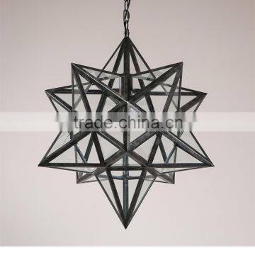 Antique Ancient Style Lamp Resin Glass Material Lighting Pendant Light photo-6