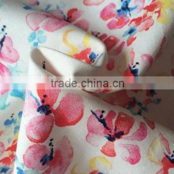 100% viscose satin printed viscose fabric price