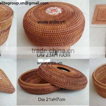 Rattan basket, Green tea rattan basket, tea basket