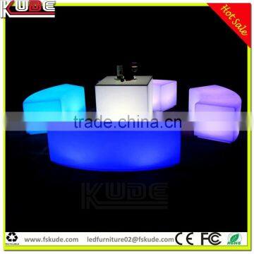 New Arrival LED Lighted Curved Bar Counter for Party photo-4