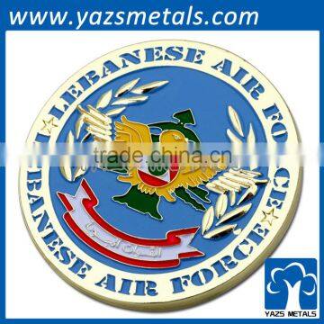 YAZS Metals Factory 24k Gold , Fake Gold ,silver Plated Souvenir Customized Coins photo-3