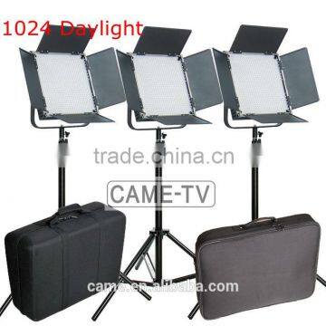 CAME-TV High CRI 3 X 1024 +Bag 5600K LED Video Panel Broadcast Panel Lighting