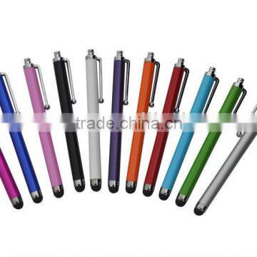 promotional metal multicolor ball pen with stylus