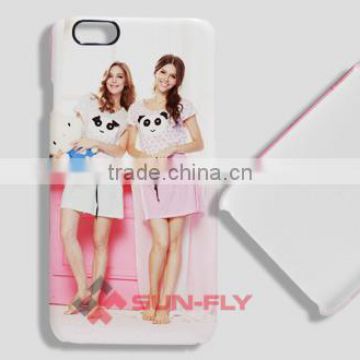 3d high quality hard plastic sublimation cases for iphone 6