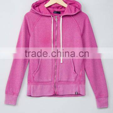 quality wholesale cheap purple fitted women hoodies plain