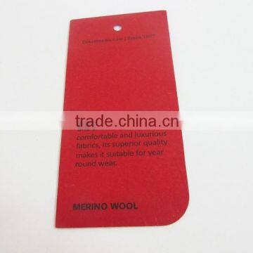 Silk Screen Print Paper Card Creative Garment Tag Custom Branded Creative Garment Tags