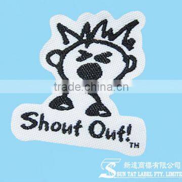 Heat Seal Chinese Woven Fashion Patches for Clothes