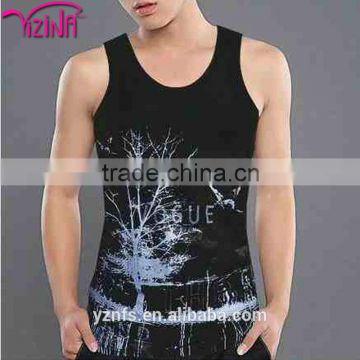 Hot Selling Fashion Plain Pocket Men Tank Top