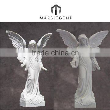 Customized White Marble Cherubs Statue