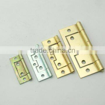 zinc plated fan shape steel for wood door hinge