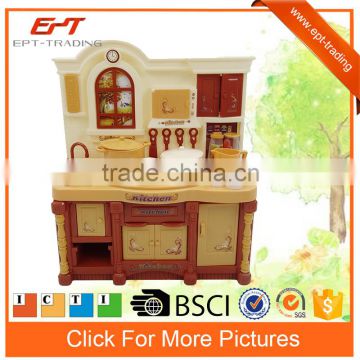 Luxury battery operated modern cooking kitchen toys set