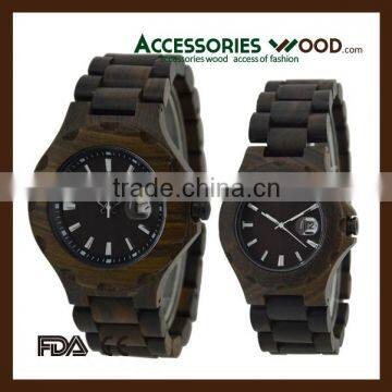 Cheap Japan move custom logo wood wrist watch for Man and Woman