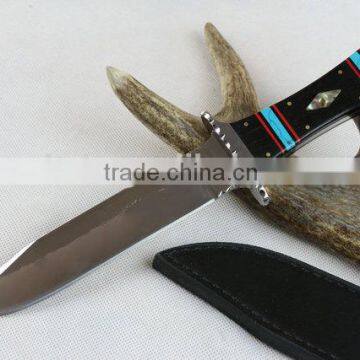 OEM fixed blade Collection knife with mirror surface