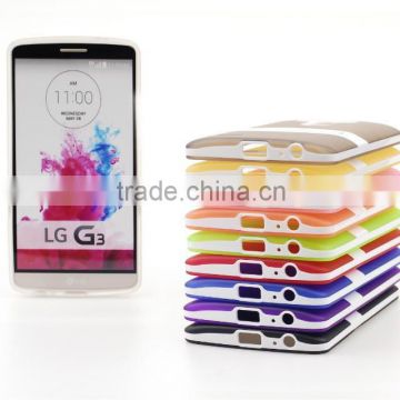 For LG G3 case Frosted Soft TPU silicone stand phone accessory