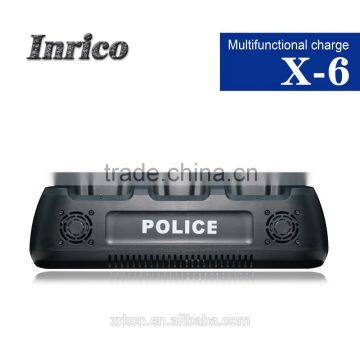 X-6 security guard equipment two way radio charger /Six walkie talkie charge at the same time