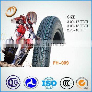 High quality wholesale rubber motorcycle tyre 3.00-17