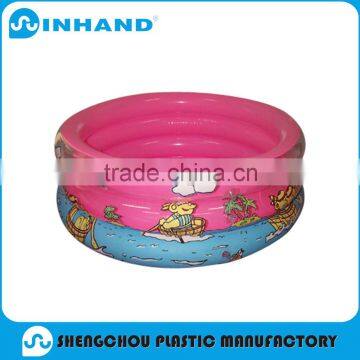 2016 Colorful Cheap Durable Baby Inflatable Swimming Pool 3 Ring Plastic Bath Pool For Kids photo-2