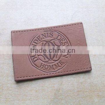 genuine leather patch for sew on jeans fashion