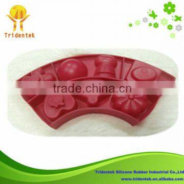 food grade silicone multi-shape silicone chocolate mould