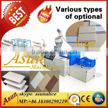 PVC ceiling panel extrusion mahine/PVC ceiling making machine