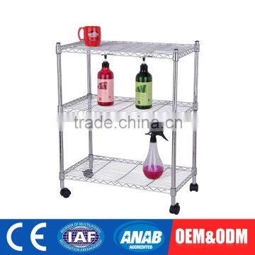 Quality Chrome Kitchen Trolley