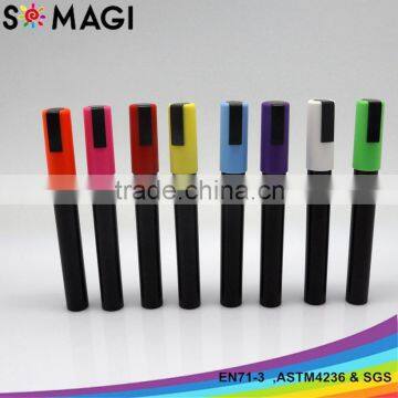 Waterproof 6mm 8 Paint Marker Kit Includes Reversible Round and Chisel Tip Chalk Marker Colors photo-2